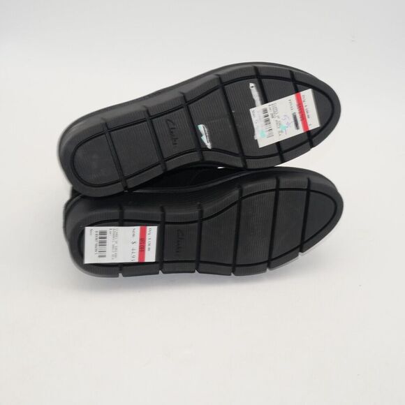 NEW Clarks Airabell Women's 5.5 Lace Up Ankle Chukka Boots Booties Black Suede - Picture 7 of 9